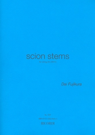 Scion stems fr Violine, Viola und Violoncello Partitur