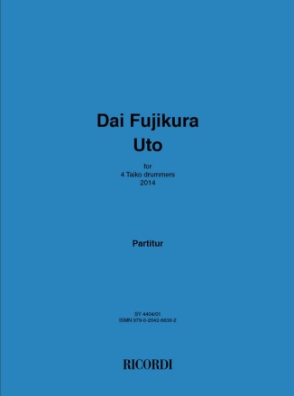 Dai Fujikura, Uto Percussion Quartet Buch
