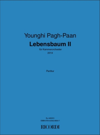 Younghi Pagh-Paan, Lebensbaum III Chamber Orchestra Partitur