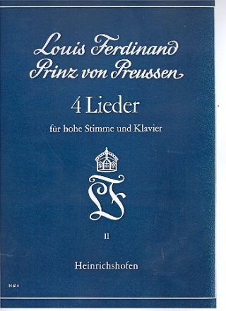 4 Lieder nach Gedichten von Frank Thiess fr Gesang (hoch) und Klavier Archivkopie