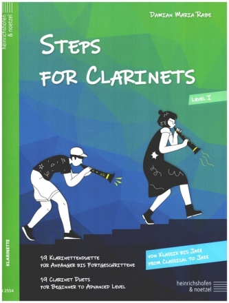 Steps for Clarinets Level 1 fr 2 Klarinetten Partitur und Stimmen