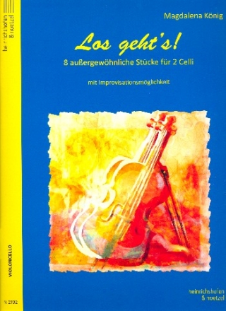 Los geht's! fr 2 Violoncelli Spielpartitur