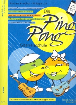 Die Ping Pong Gitarrenschule Band 1 (+App) fr Gitarre