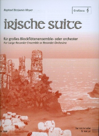 Irische Suite fr Blockflten-Ensemble Grobass im Violinschlssel