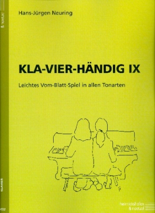 Kla-Vier-Hndig Band 9 fr Klavier zu 4 Hnden Spielpartitur