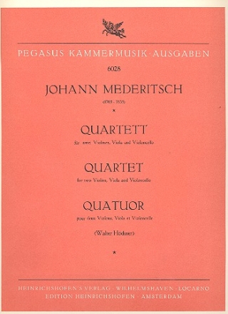 Streichquartett F-Dur Stimmen 