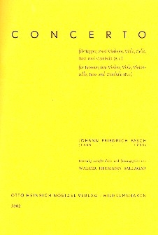Concerto fr Fagott und Streichorchester Studienpartitur