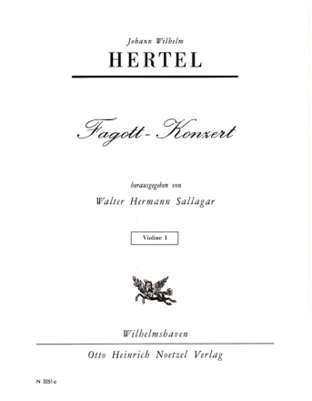 Konzert a-Moll fr Fagott, Streicher und Bc Stimmen