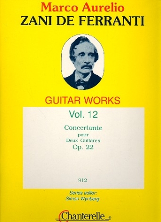 Concertante op.22 pour 2 guitares partition et parties