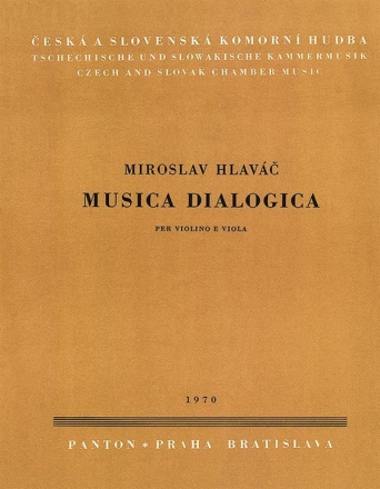Musica Dialogica Violine und Viola Partitur