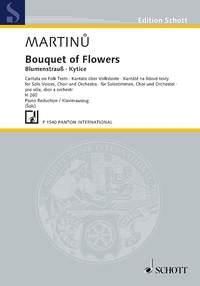 Blumenstrauss H 260  - Kantate ber Volkstexte fr Solostimmen, Chor und Orchester Klavierauszug
