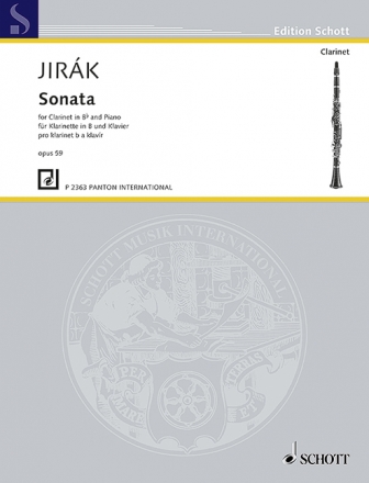 Jirk, Karel Boleslav, Sonata op. 59 fr Klarinette und Klavier