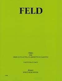 Trio fr Oboe (Flte), Klarinette und Fagott Partitur und Stimmen