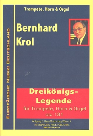 Dreiknigs-Legende op.181 fr Trompete, Horn und Orgel Stimmen