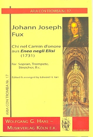 Chi nel camin d'onore fr Sopran, Trompete, Streicher und Bc Partitur und Stimmen