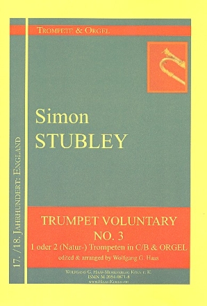 Trumpet Voluntary no.3 fr 1-2 Natur-Trompeten (B/C) und Orgel Stimmen