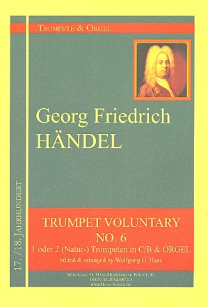 Trumpet Voluntary no.6 fr 1-2 Natur-Trompeten (B/C) und Orgel Stimmen