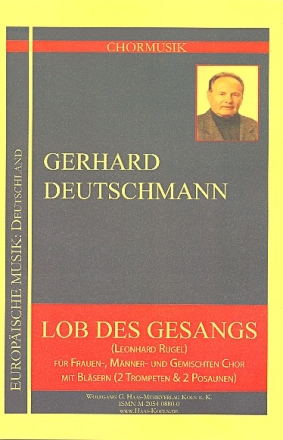 Lob des Gesanges fr Chor, 2 Trompeten und 2 Posaunen Partitur und Stimmen