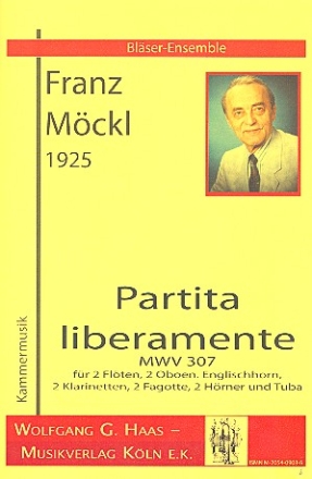 Partita liberamente MWV307 fr  12 Blser Partitur und Stimmen