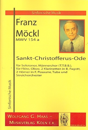 Sankt-Christofferus-Ode MWV154a fr Tenor, Mnnerchor und Orchester Partitur