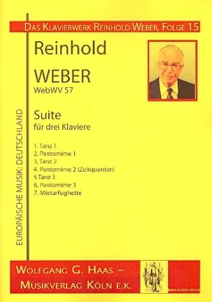 Suite WebWV57 fr 3 Klaviere Stimmen