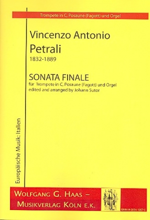 Sonata finale fr Trompete in C, Posaune (Fagott) und Orgel Stimmen