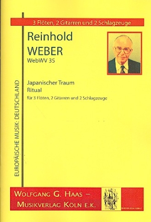 Japanischer Traum WebWV35 fr 3 Flten, 2 Gitarren und 2 Schlagzeuge Partitur und Stimmen