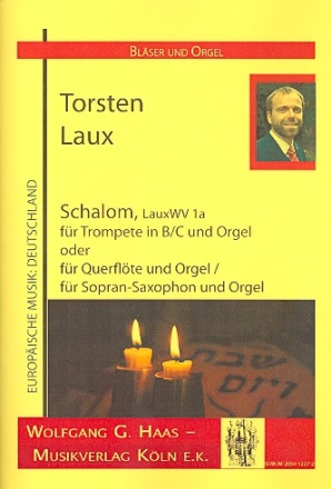Schalom LauxWV1a fr Trompete (Flte/Sopransaxophon) und Orgel