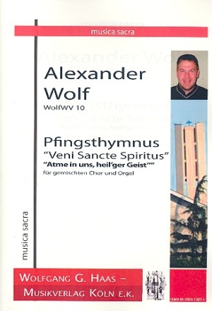 Veni Sancte Spiritus WolfWV10 fr gem Chor und Orgel Partitur