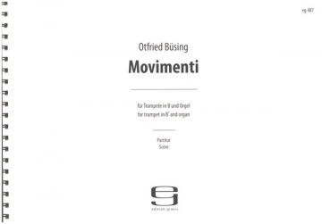 Movimenti fr Trompete in Bb und Orgel Partitur und Stimme