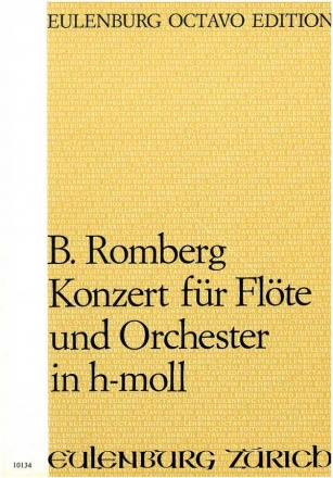 Konzert h-Moll op.30 f�r Fl�te und Orchester Partitur