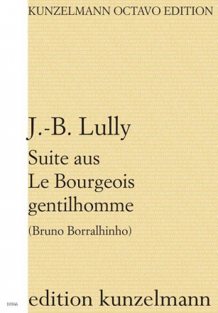 Suite aus Le Bourgeois gentilhomme fr Kammerorchester Partitur