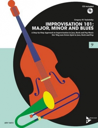 Improvisation vol.101 - Major, Minor and Blues (+CD) fr Kontrabass (E-Bass) (dt/en)