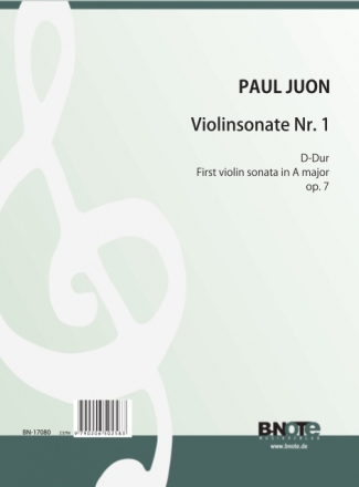 Violinsonate Nr.1 A-Dur op.7 fr Violine und Klavier