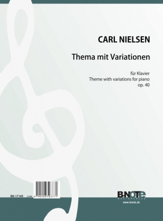 Thema mit Variationen op.40 fr Klavier