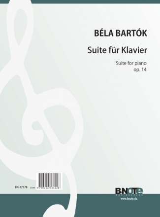 Bartk, Bla, Suite op.14 Klavier Spielnoten