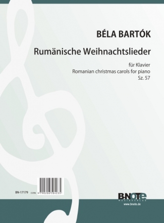 Bartk, Bla, Rumnische Weihnachtslieder Klavier Spielnoten