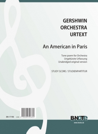 An American in Paris fr groes Orchester Partitur