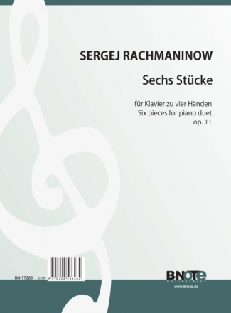 6 Stcke op.11 fr Klavier zu 4 Hnden