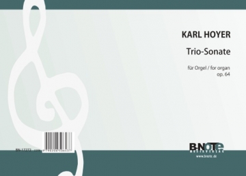 Hoyer, Karl, Triosonate op.64 Orgel Spielnoten