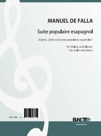Suite populaire espagnol fr Violine und Klavier