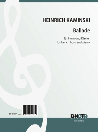 Ballade fr Horn in Es und Klavier
