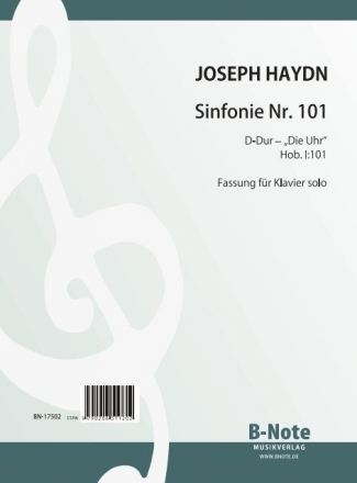 Sinfonie D-Dur Nr.101 'Die Uhr' Hob.I:101 fr Klavier