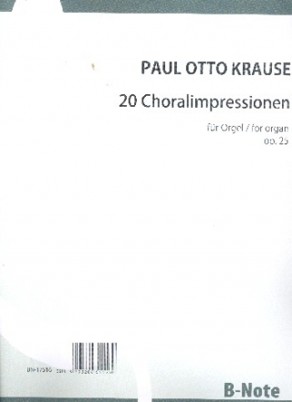 20 Choralimpressionen op.25 fr Orgel