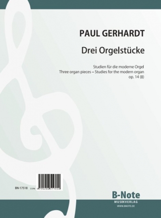 BN17518  3 Orgelstcke op.14 fr Orgel