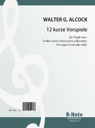 BN17520  12 kurze Vorspiele fr Orgel (manualiter)