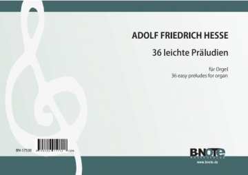 36 leichte Prludien fr Orgel
