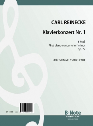 Konzert f-Moll Nr.1 op.72 fr Klavier und Orchester Klavier Solostimme