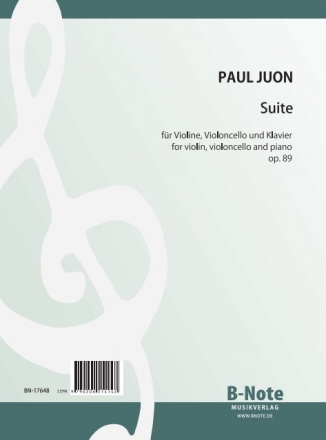 Suite op.89 fr Violine, Violoncello und Klavier Stimmen