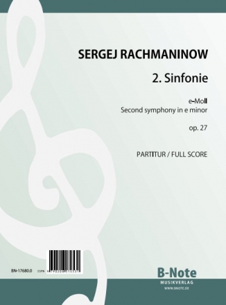 Sinfonie Nr.2 e-Moll op.27 fr Orchester Partitur